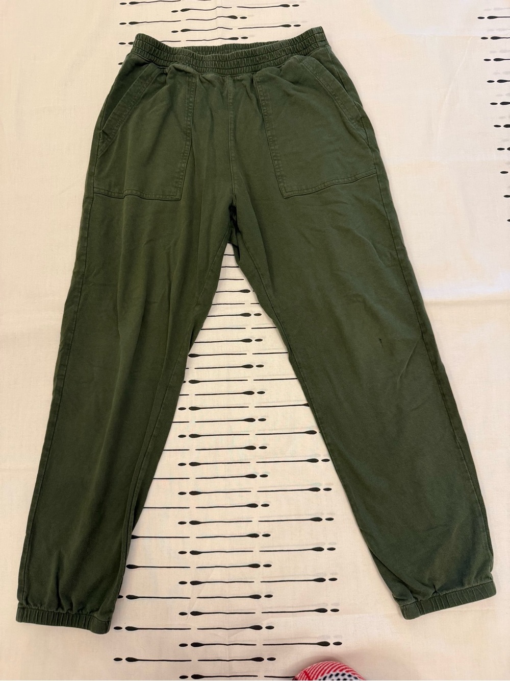 Uniqlo Olive Green Drawstring Jogger Pants